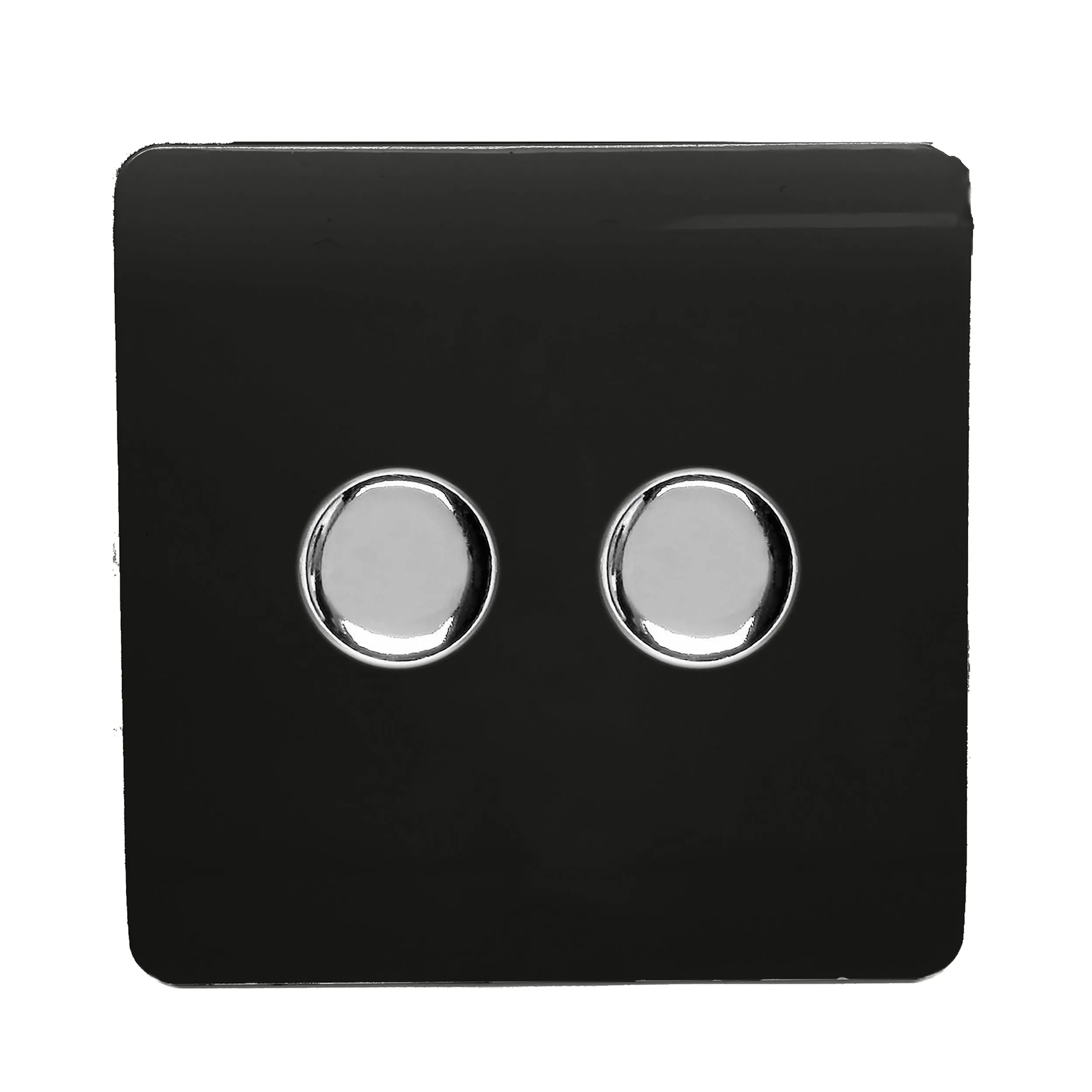 ART-2LDMBK  2 Gang 2 Way LED Dimmer Switch Gloss Black